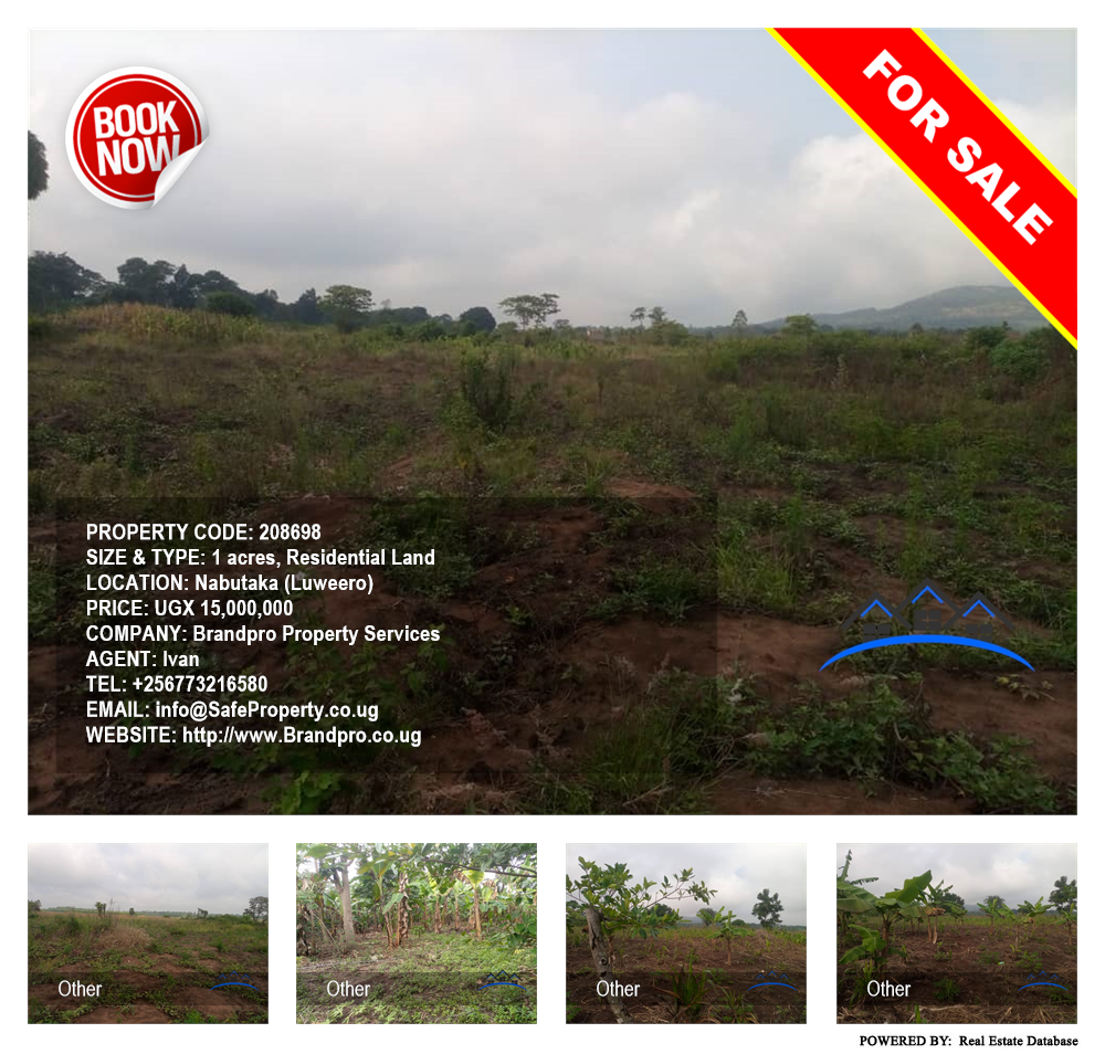 Residential Land  for sale in Nabutaka Luweero Uganda, code: 208698