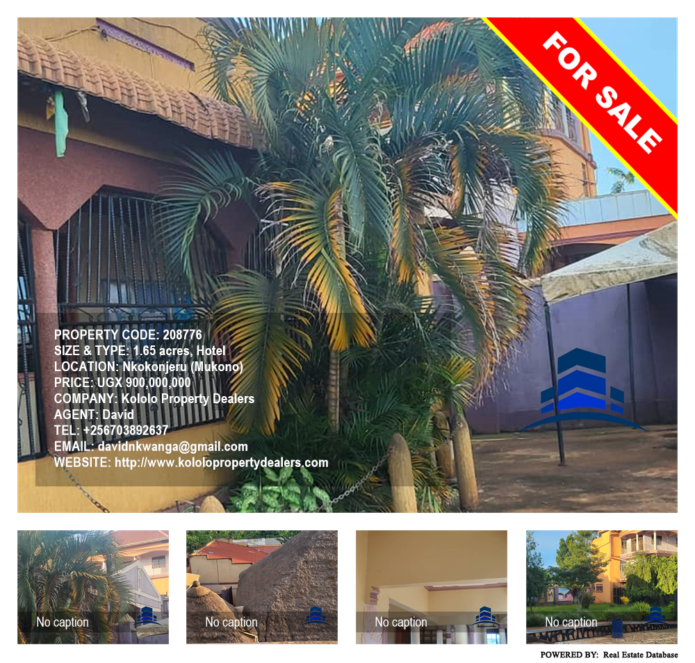 Hotel  for sale in Nkokonjeru Mukono Uganda, code: 208776