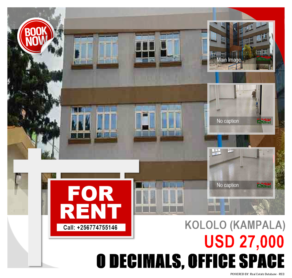 Office Space  for rent in Kololo Kampala Uganda, code: 208779