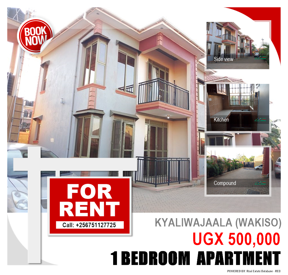 1 bedroom Apartment  for rent in Kyaliwajaala Wakiso Uganda, code: 208820