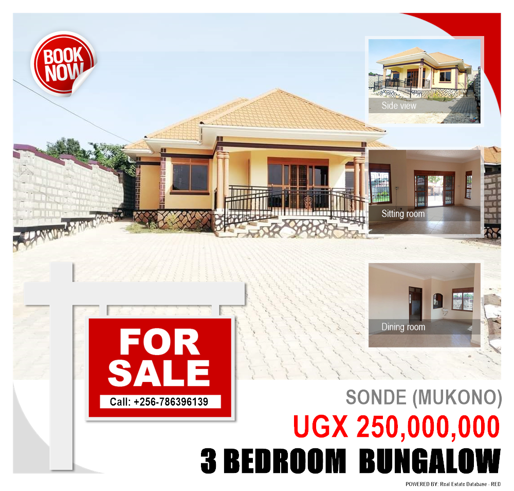 3 bedroom Bungalow  for sale in Sonde Mukono Uganda, code: 208917