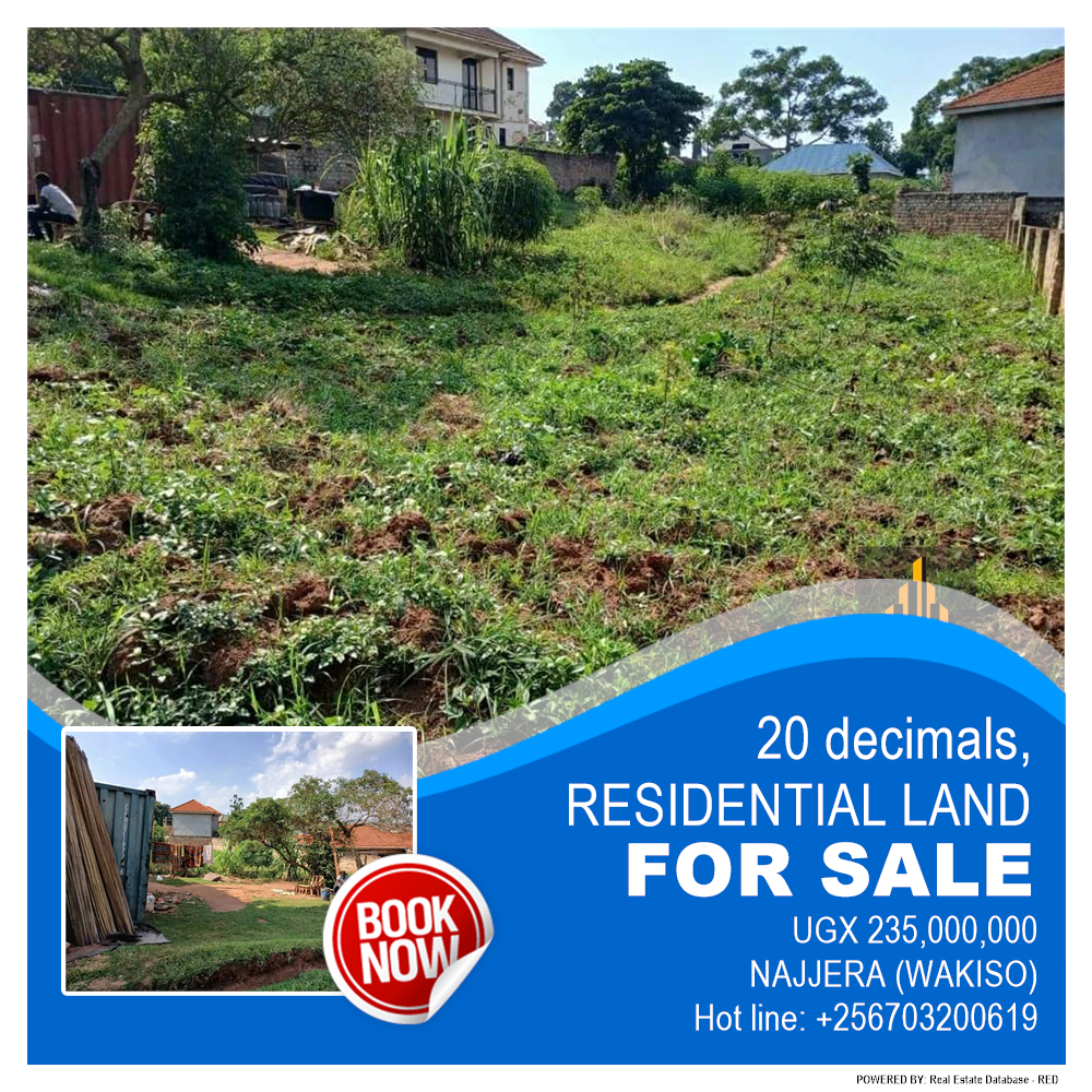 Residential Land  for sale in Najjera Wakiso Uganda, code: 208970