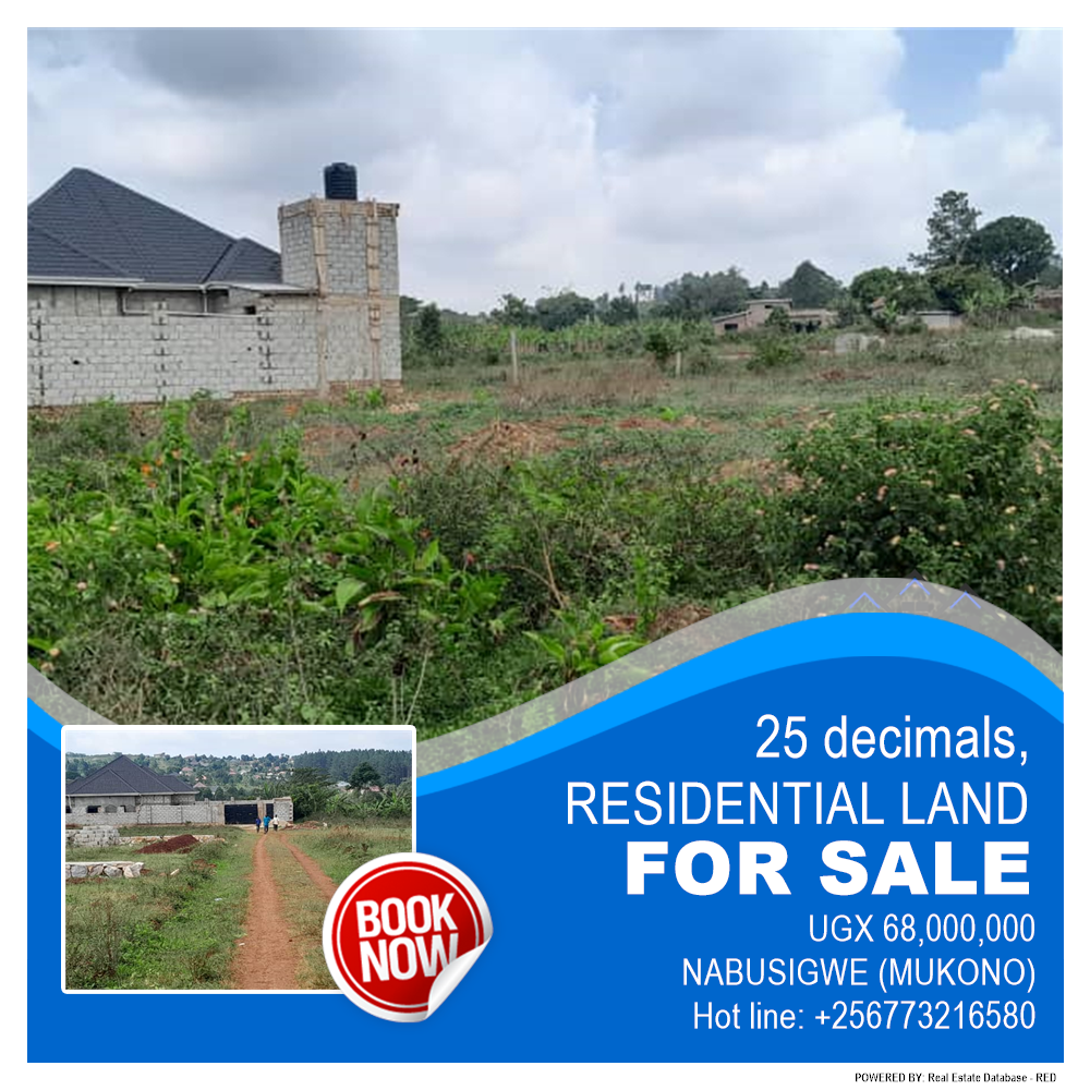 Residential Land  for sale in Nabusigwe Mukono Uganda, code: 209048