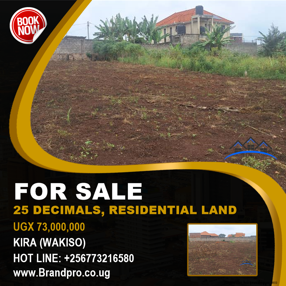 Residential Land  for sale in Kira Wakiso Uganda, code: 209064