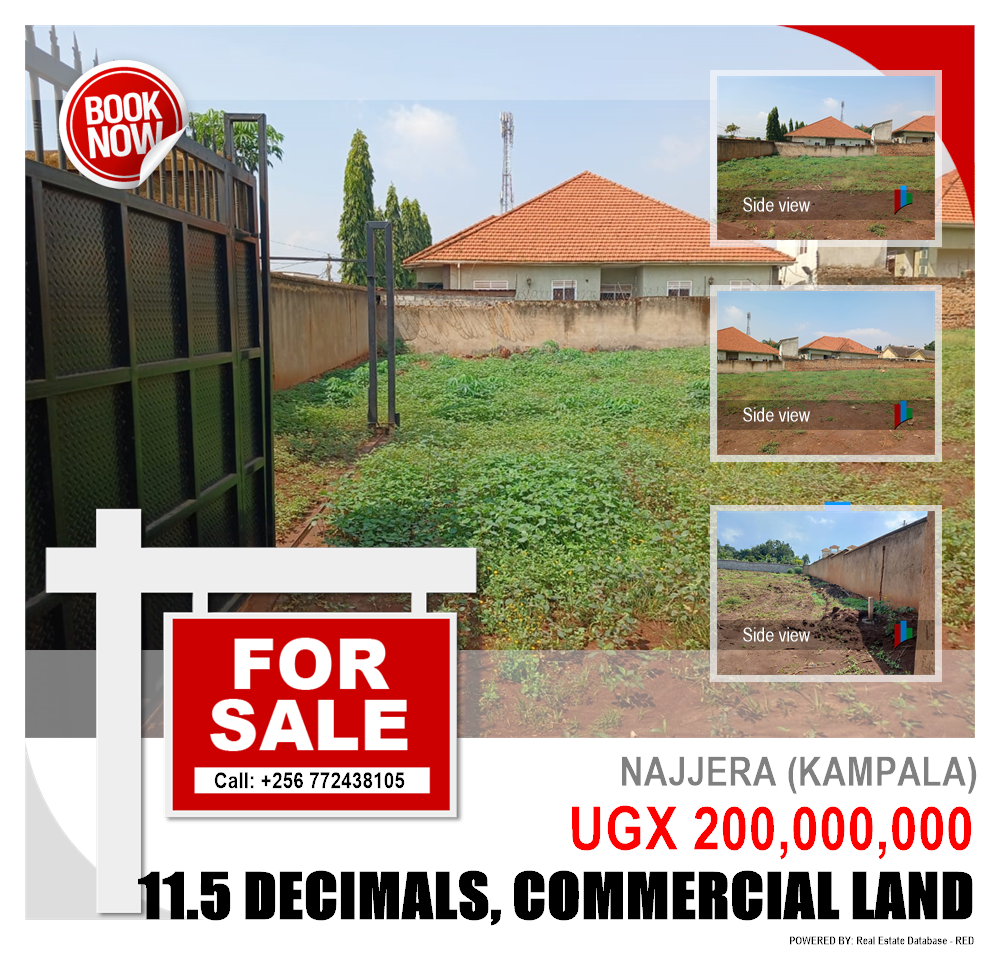 Commercial Land  for sale in Najjera Kampala Uganda, code: 209076