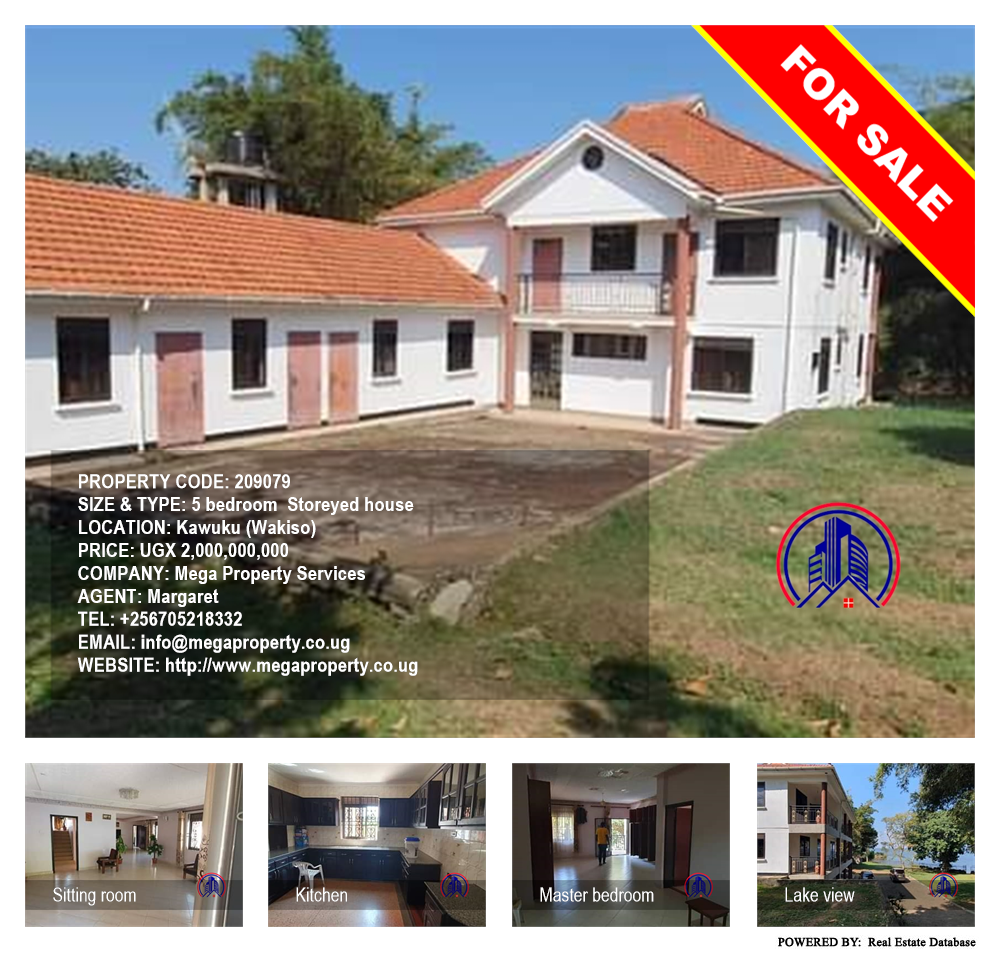 5 bedroom Storeyed house  for sale in Kawuku Wakiso Uganda, code: 209079