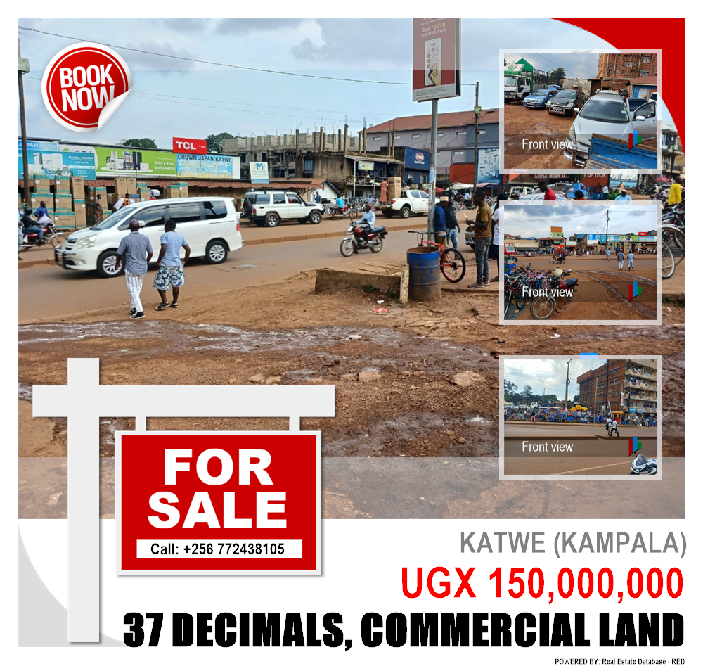 Commercial Land  for sale in Katwe Kampala Uganda, code: 209082