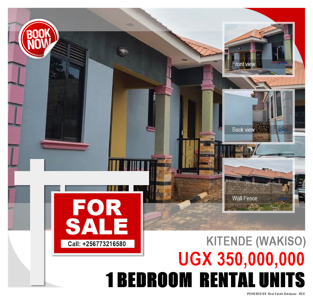 1 bedroom Rental units  for sale in Kitende Wakiso Uganda, code: 209144