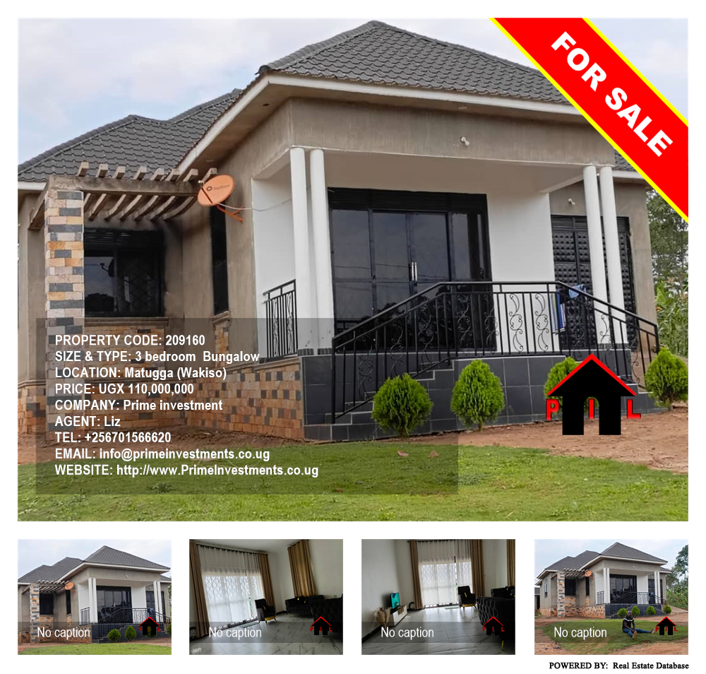 3 bedroom Bungalow  for sale in Matugga Wakiso Uganda, code: 209160