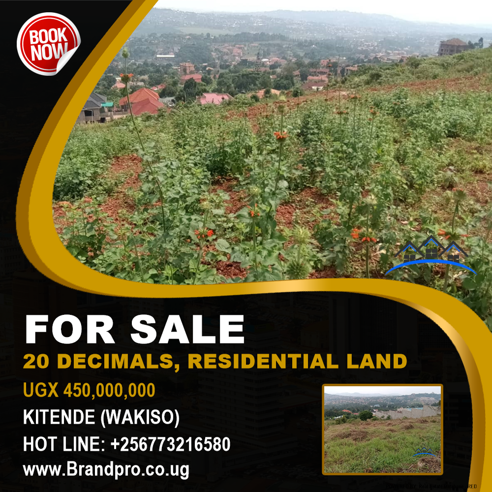 Residential Land  for sale in Kitende Wakiso Uganda, code: 209169