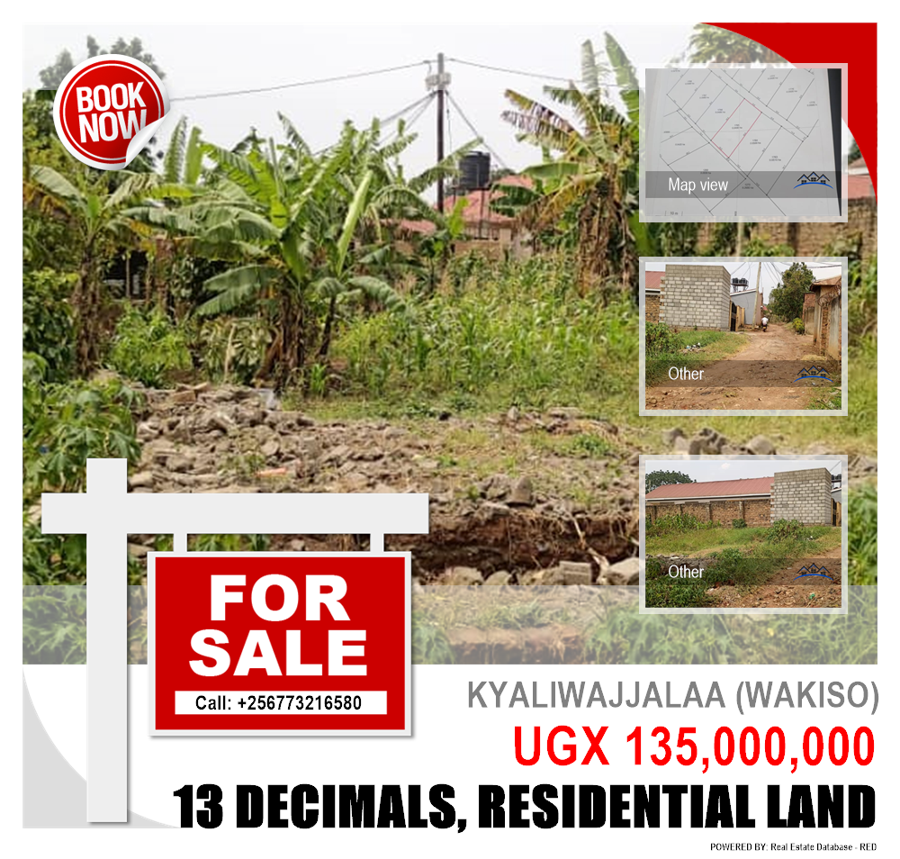 Residential Land  for sale in Kyaliwajjalaa Wakiso Uganda, code: 209176