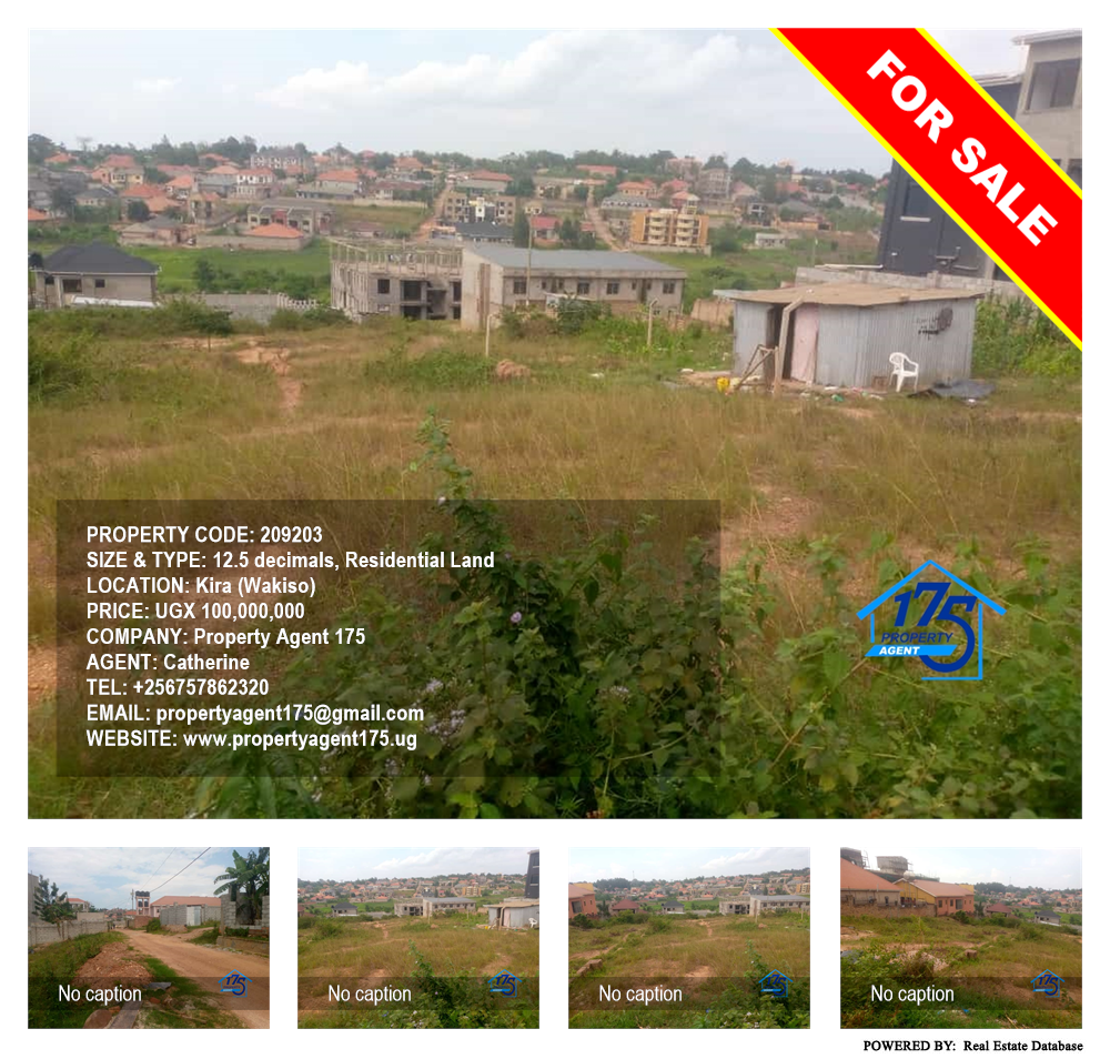 Residential Land  for sale in Kira Wakiso Uganda, code: 209203