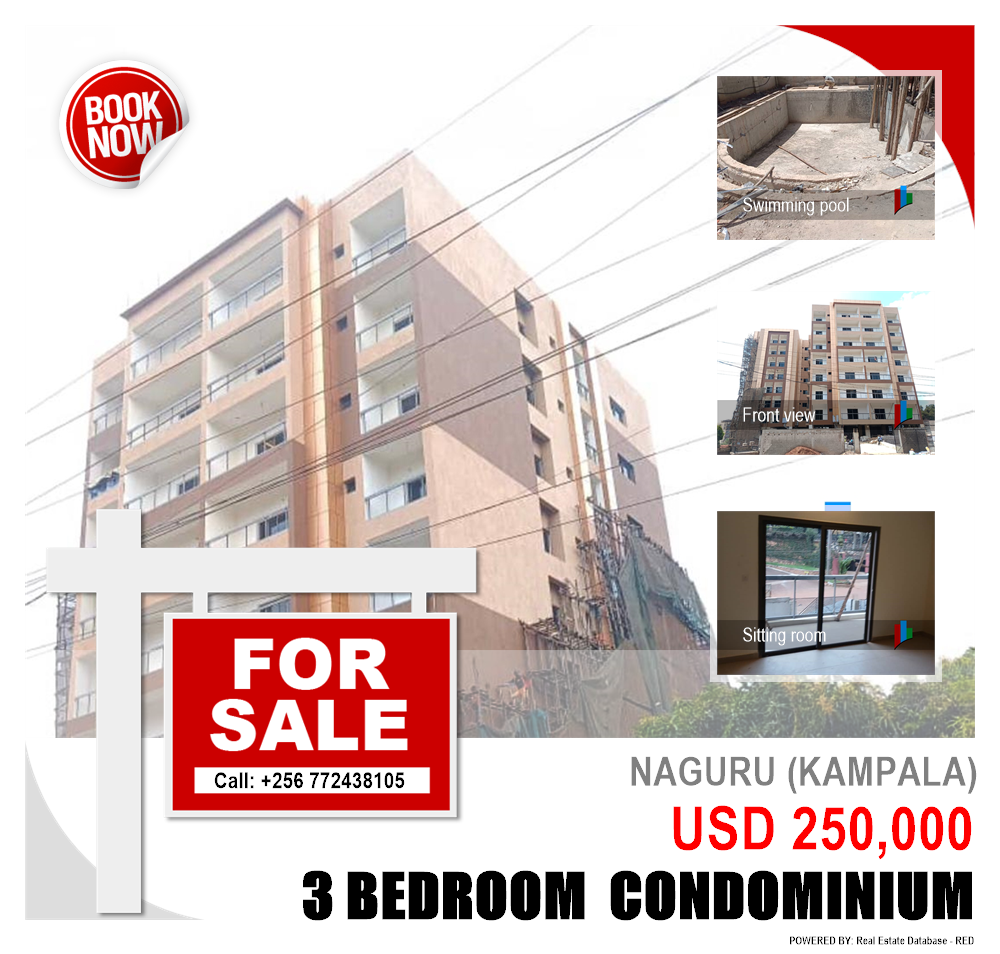 3 bedroom Condominium  for sale in Naguru Kampala Uganda, code: 209244