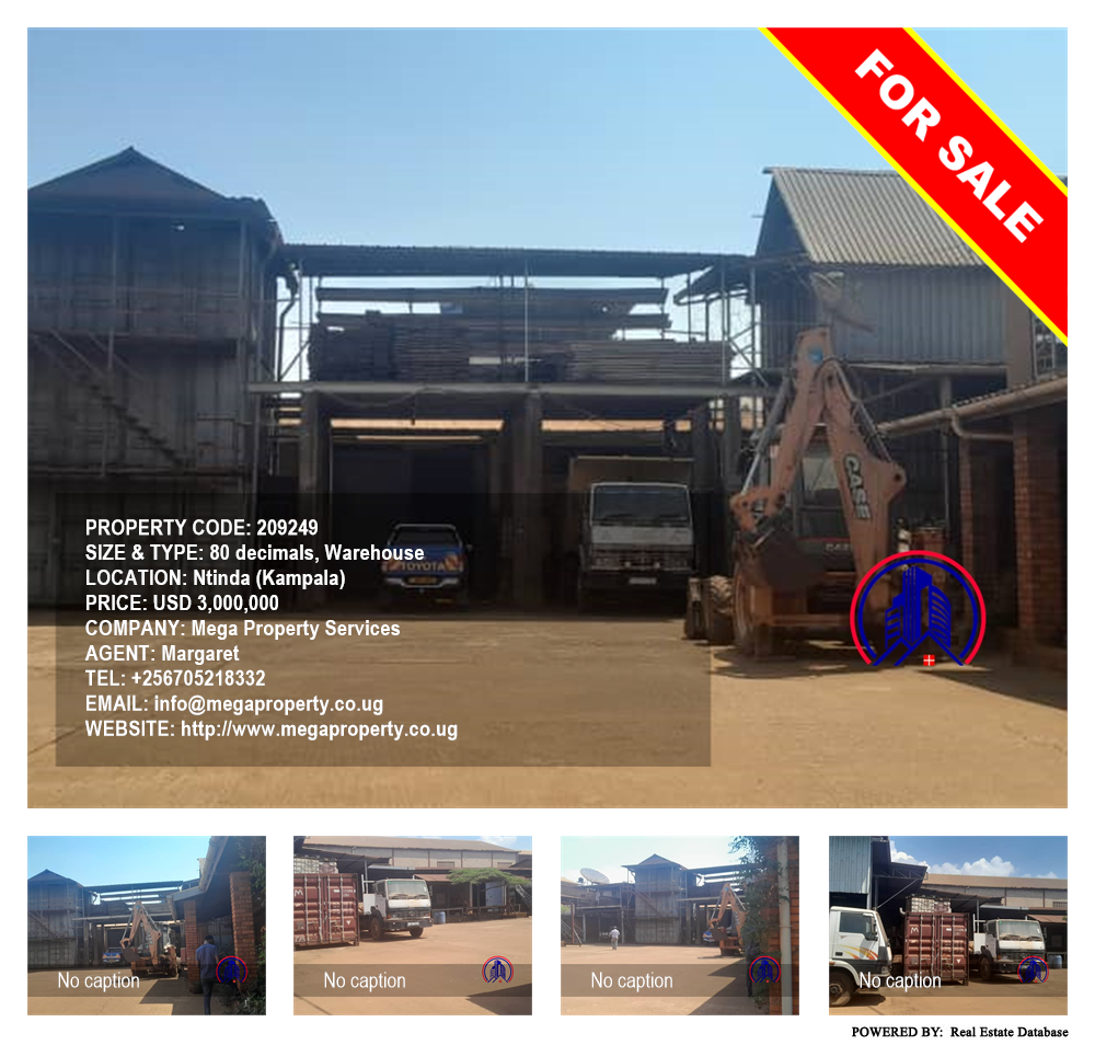 Warehouse  for sale in Ntinda Kampala Uganda, code: 209249