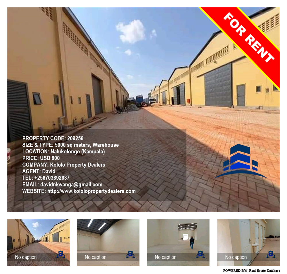 Warehouse  for rent in Nalukolongo Kampala Uganda, code: 209256