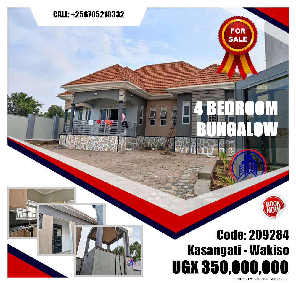 4 bedroom Bungalow  for sale in Kasangati Wakiso Uganda, code: 209284