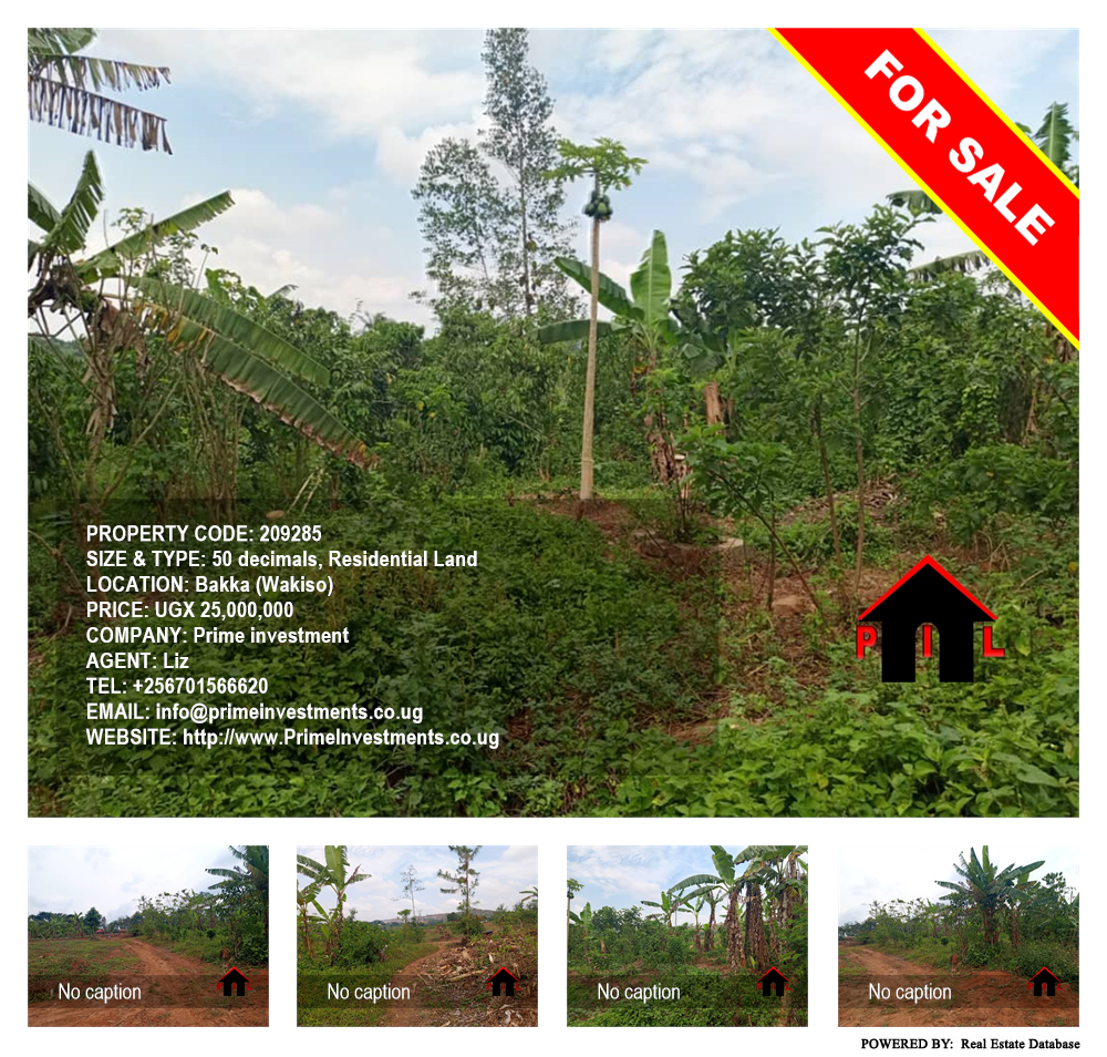 Residential Land  for sale in Bakka Wakiso Uganda, code: 209285