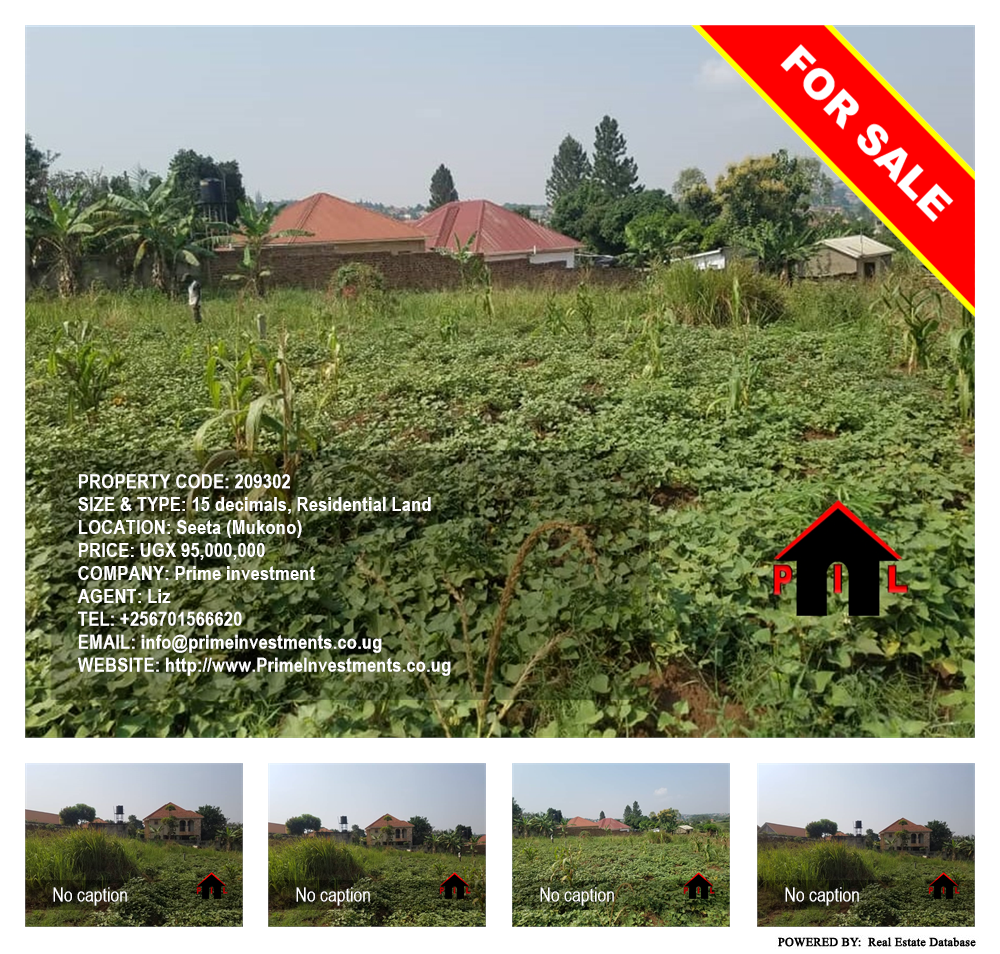 Residential Land  for sale in Seeta Mukono Uganda, code: 209302