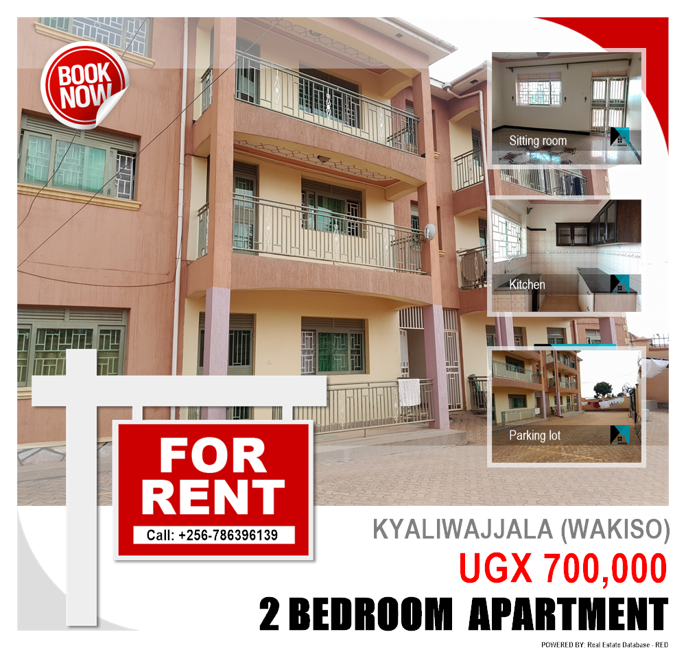 2 bedroom Apartment  for rent in Kyaliwajjala Wakiso Uganda, code: 209357