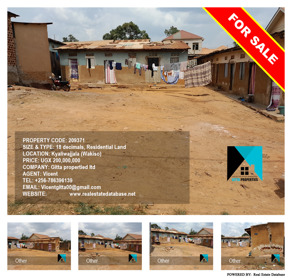 Residential Land  for sale in Kyaliwajjala Wakiso Uganda, code: 209371