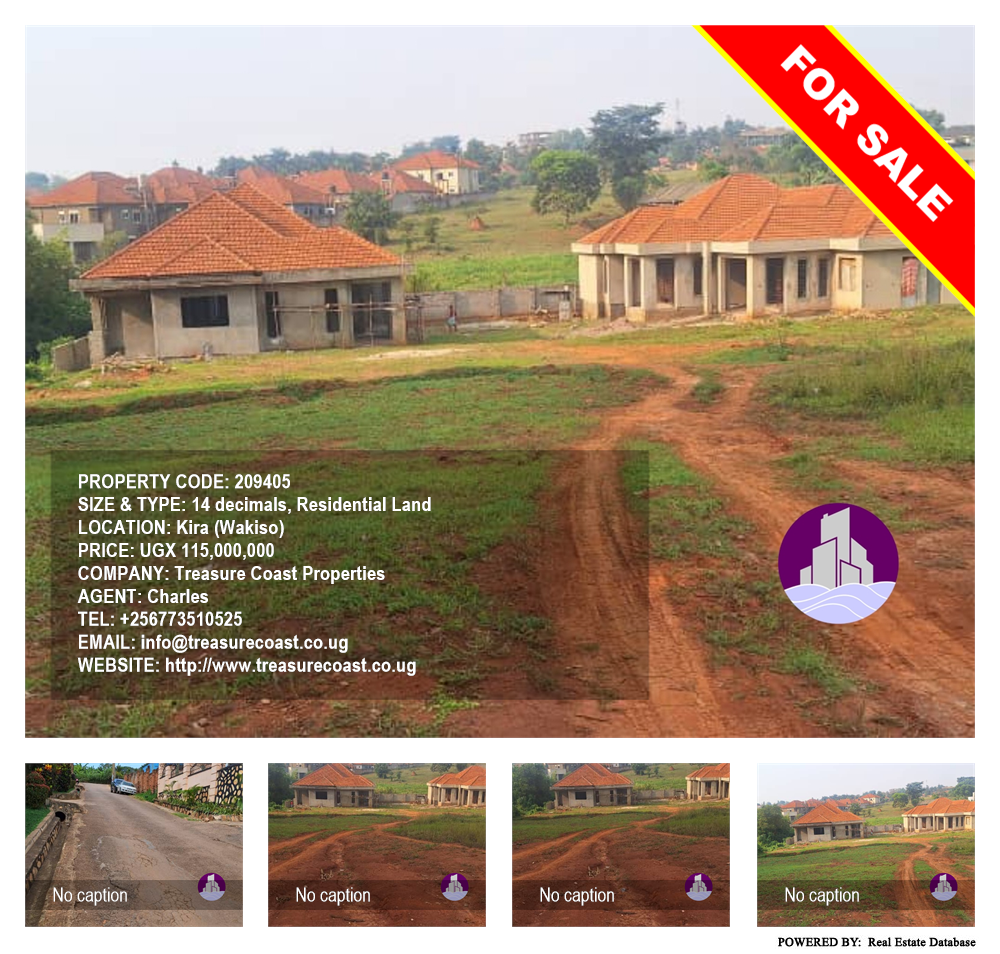 Residential Land  for sale in Kira Wakiso Uganda, code: 209405