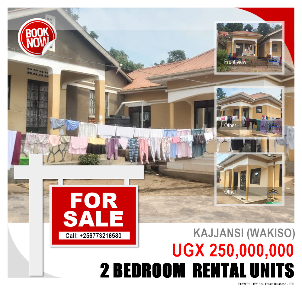 2 bedroom Rental units  for sale in Kajjansi Wakiso Uganda, code: 209470