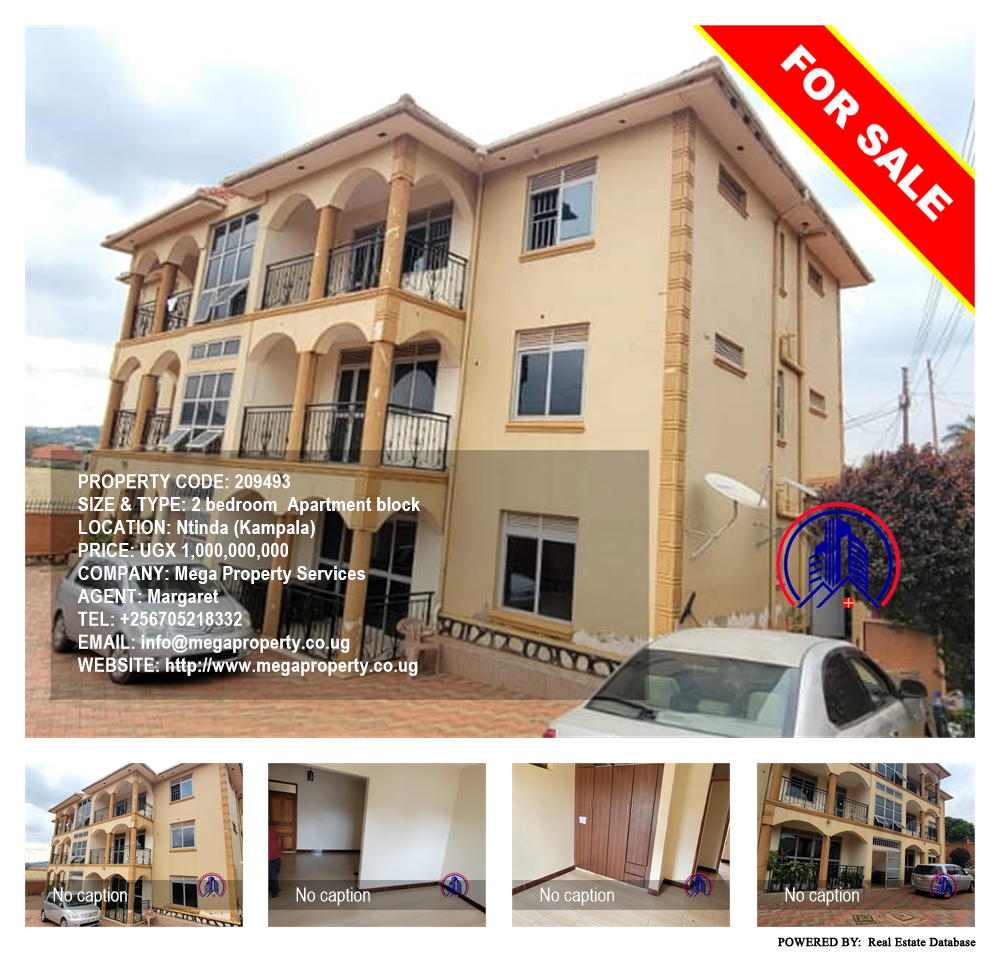 2 bedroom Apartment block  for sale in Ntinda Kampala Uganda, code: 209493