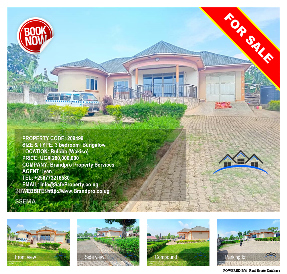 3 bedroom Bungalow  for sale in Buloba Wakiso Uganda, code: 209499