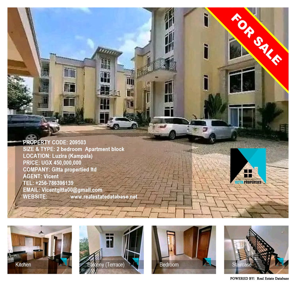 2 bedroom Apartment block  for sale in Luzira Kampala Uganda, code: 209503