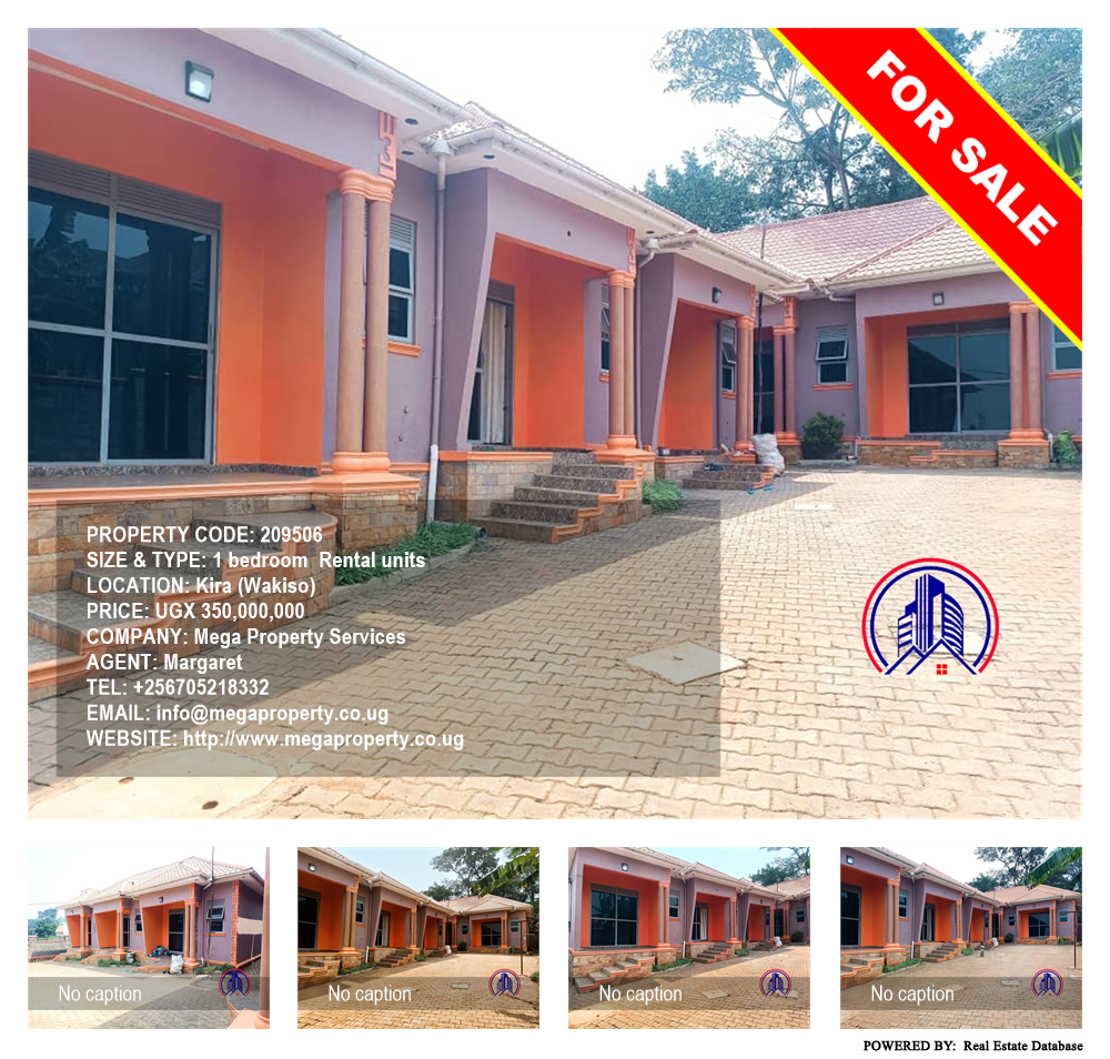 1 bedroom Rental units  for sale in Kira Wakiso Uganda, code: 209506