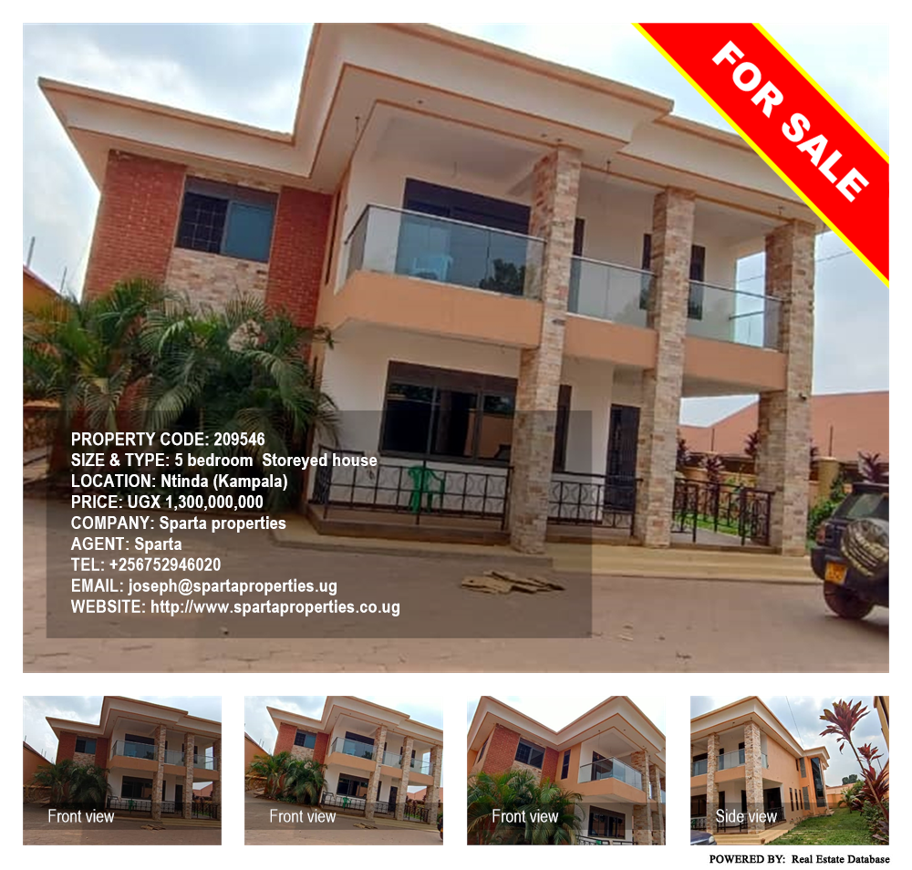 5 bedroom Storeyed house  for sale in Ntinda Kampala Uganda, code: 209546