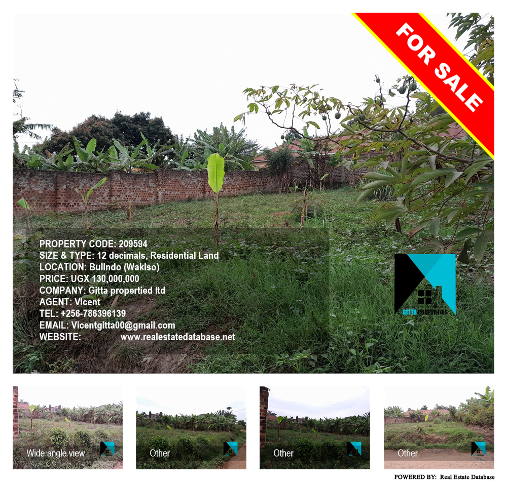 Residential Land  for sale in Bulindo Wakiso Uganda, code: 209594