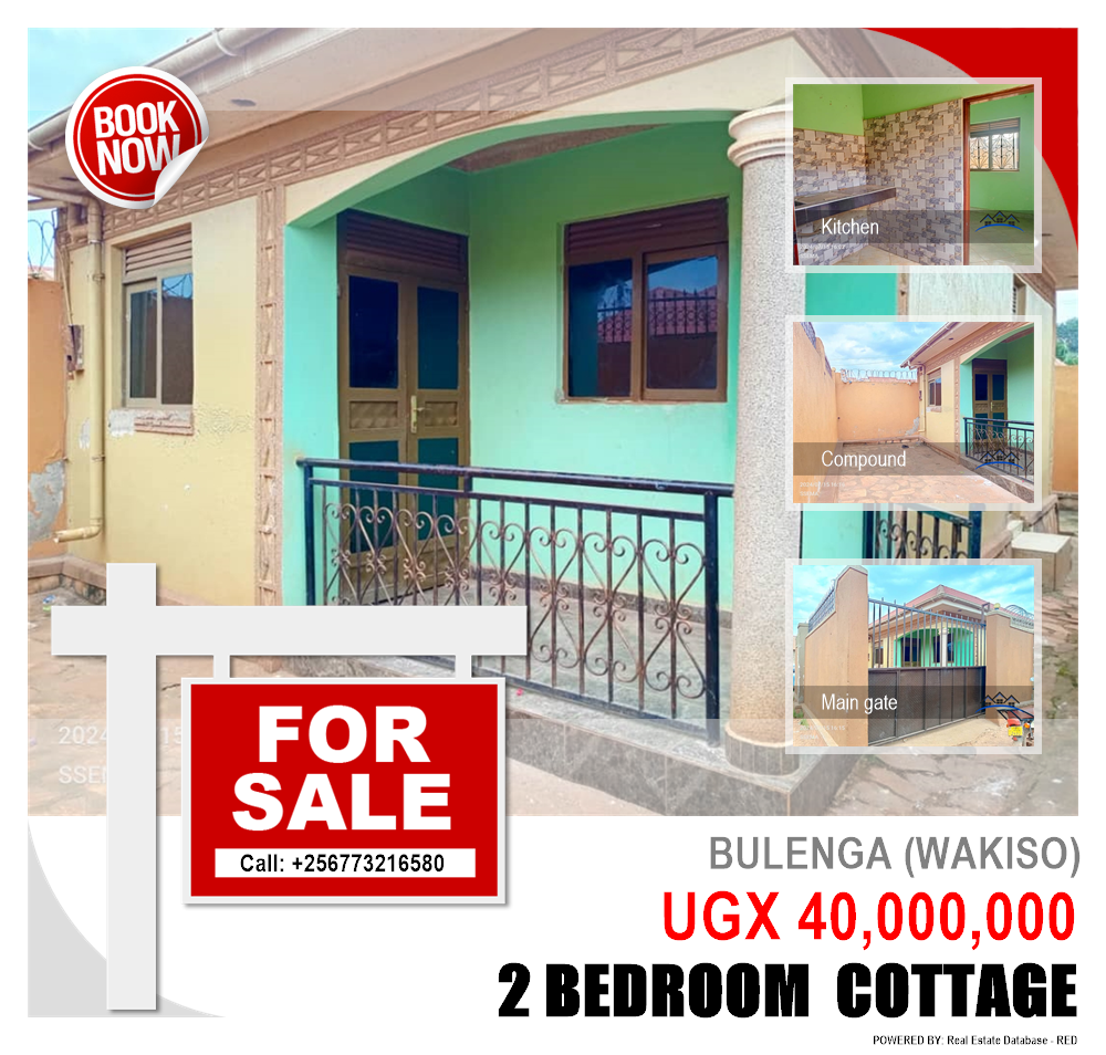 2 bedroom Cottage  for sale in Bulenga Wakiso Uganda, code: 209621