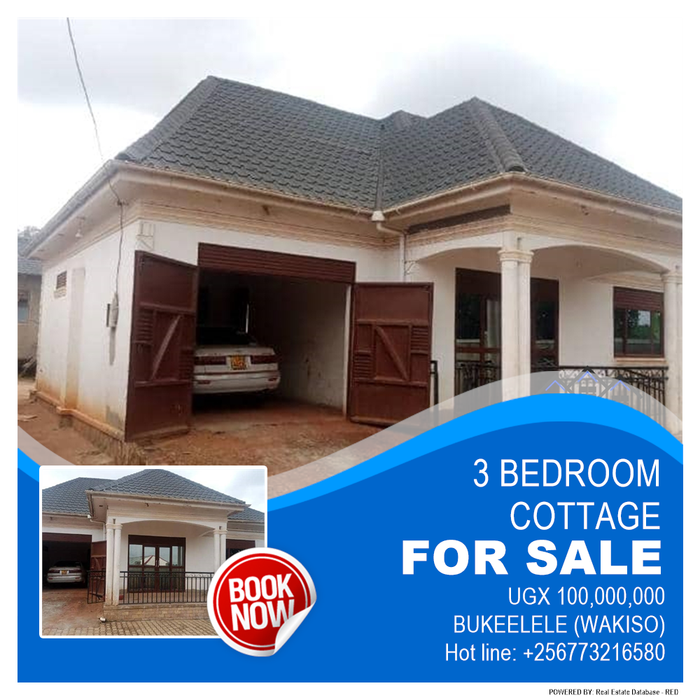 3 bedroom Cottage  for sale in Bukeelele Wakiso Uganda, code: 209633