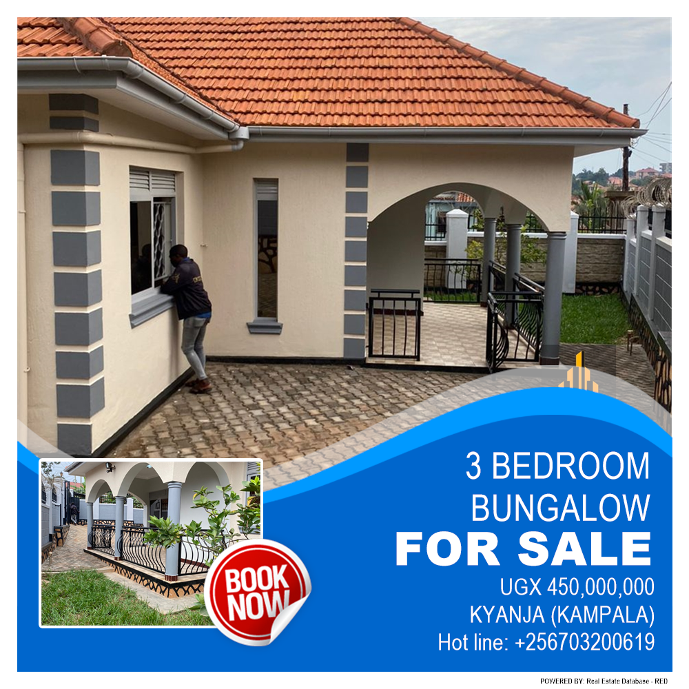 3 bedroom Bungalow  for sale in Kyanja Kampala Uganda, code: 209651