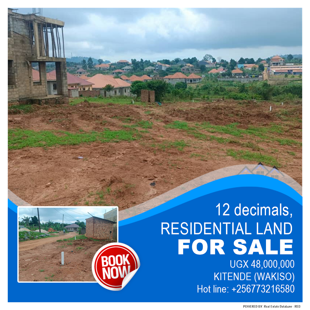 Residential Land  for sale in Kitende Wakiso Uganda, code: 209653