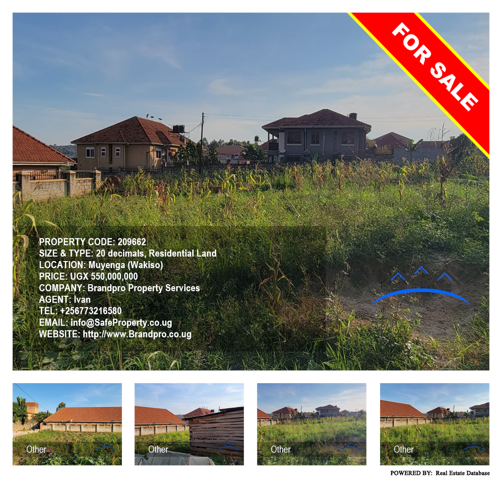 Residential Land  for sale in Muyenga Wakiso Uganda, code: 209662