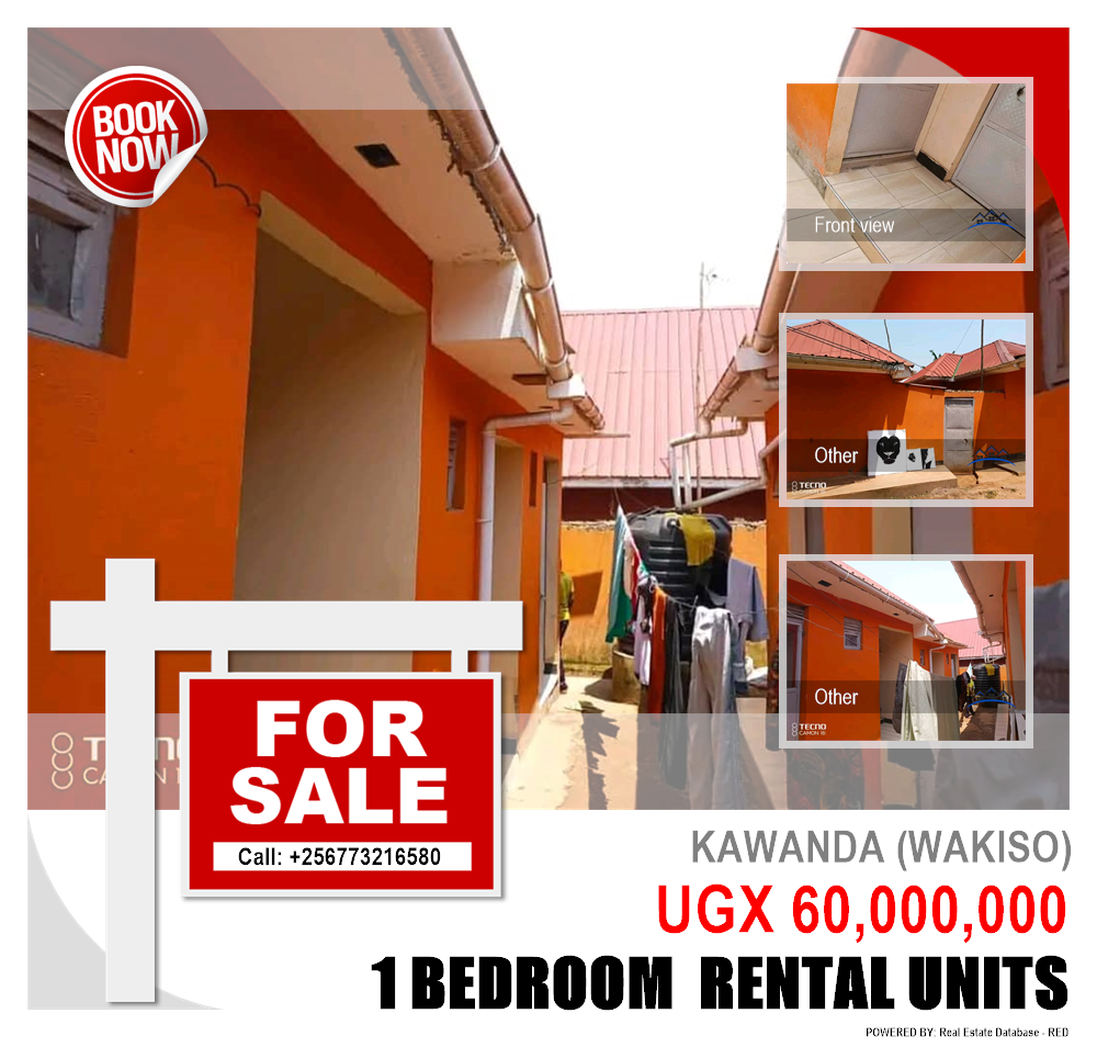 1 bedroom Rental units  for sale in Kawanda Wakiso Uganda, code: 209666