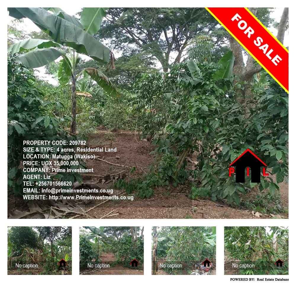 Residential Land  for sale in Matugga Wakiso Uganda, code: 209782