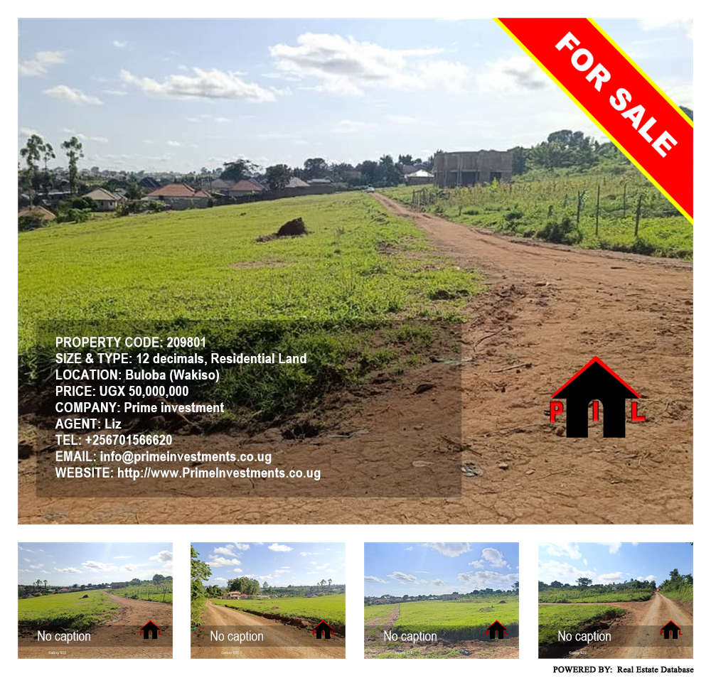 Residential Land  for sale in Buloba Wakiso Uganda, code: 209801