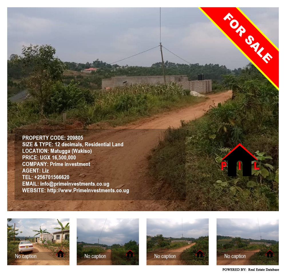 Residential Land  for sale in Matugga Wakiso Uganda, code: 209805