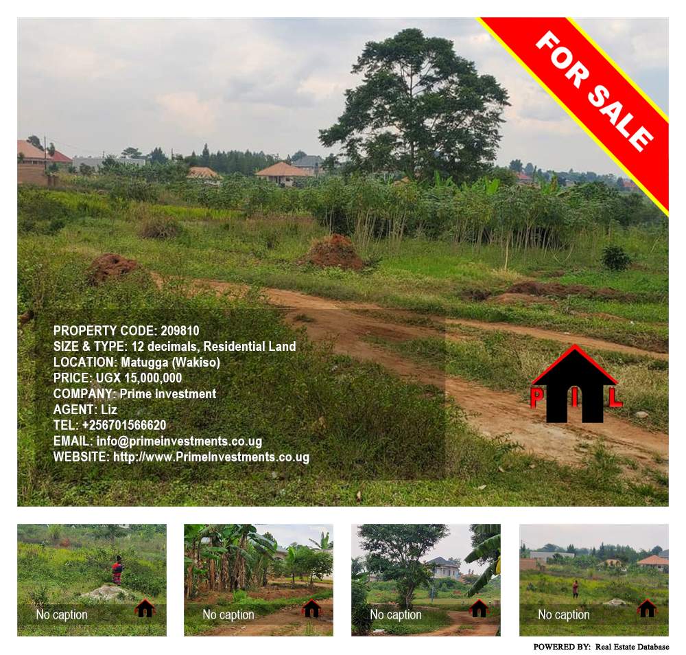 Residential Land  for sale in Matugga Wakiso Uganda, code: 209810