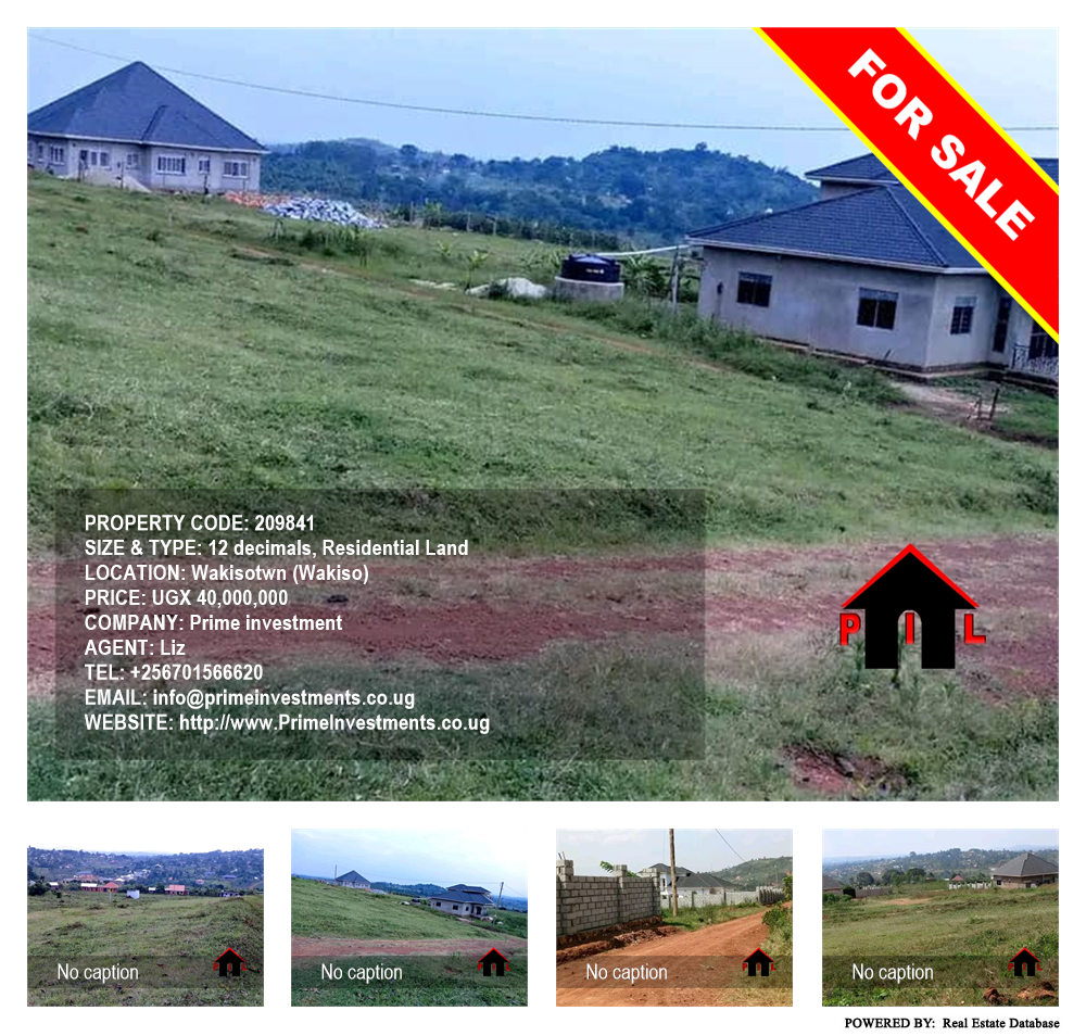 Residential Land  for sale in Wakisotwn Wakiso Uganda, code: 209841