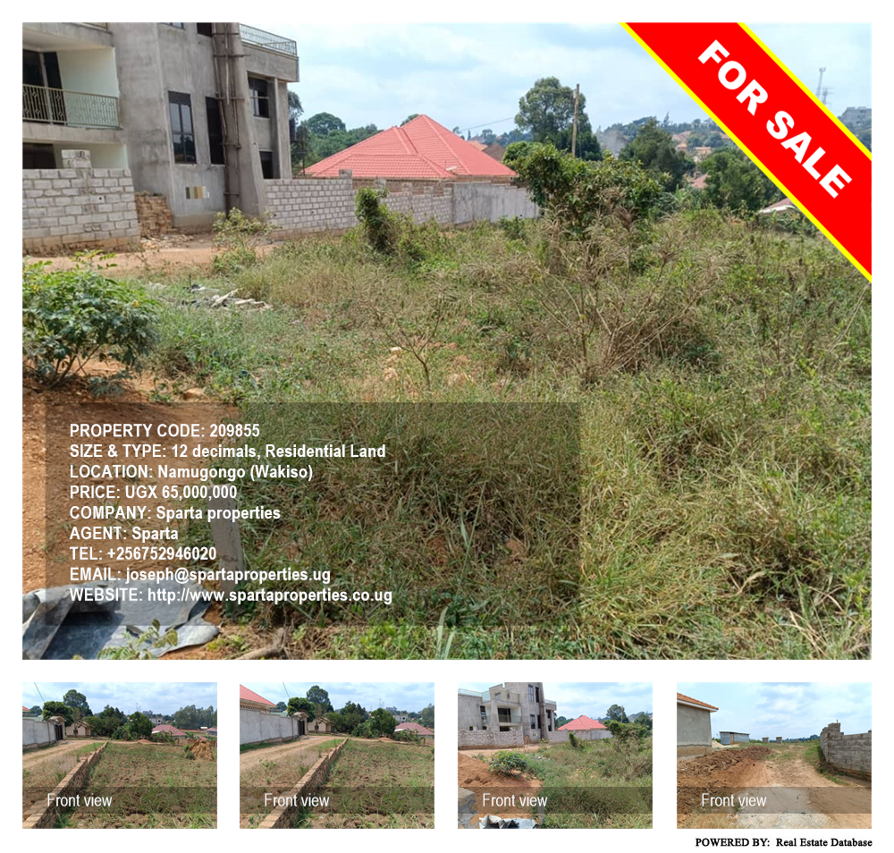 Residential Land  for sale in Namugongo Wakiso Uganda, code: 209855