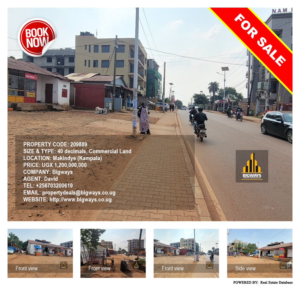 Commercial Land  for sale in Makindye Kampala Uganda, code: 209889