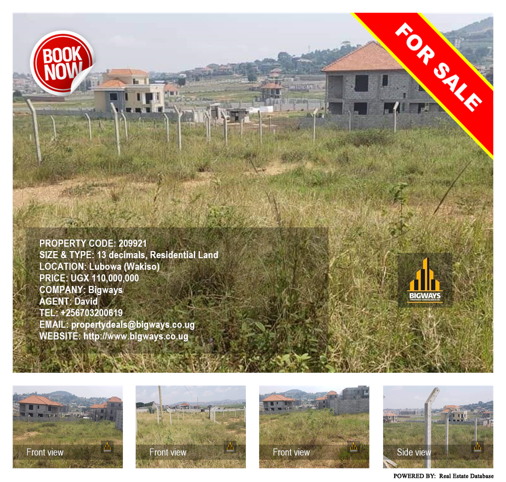 Residential Land  for sale in Lubowa Wakiso Uganda, code: 209921