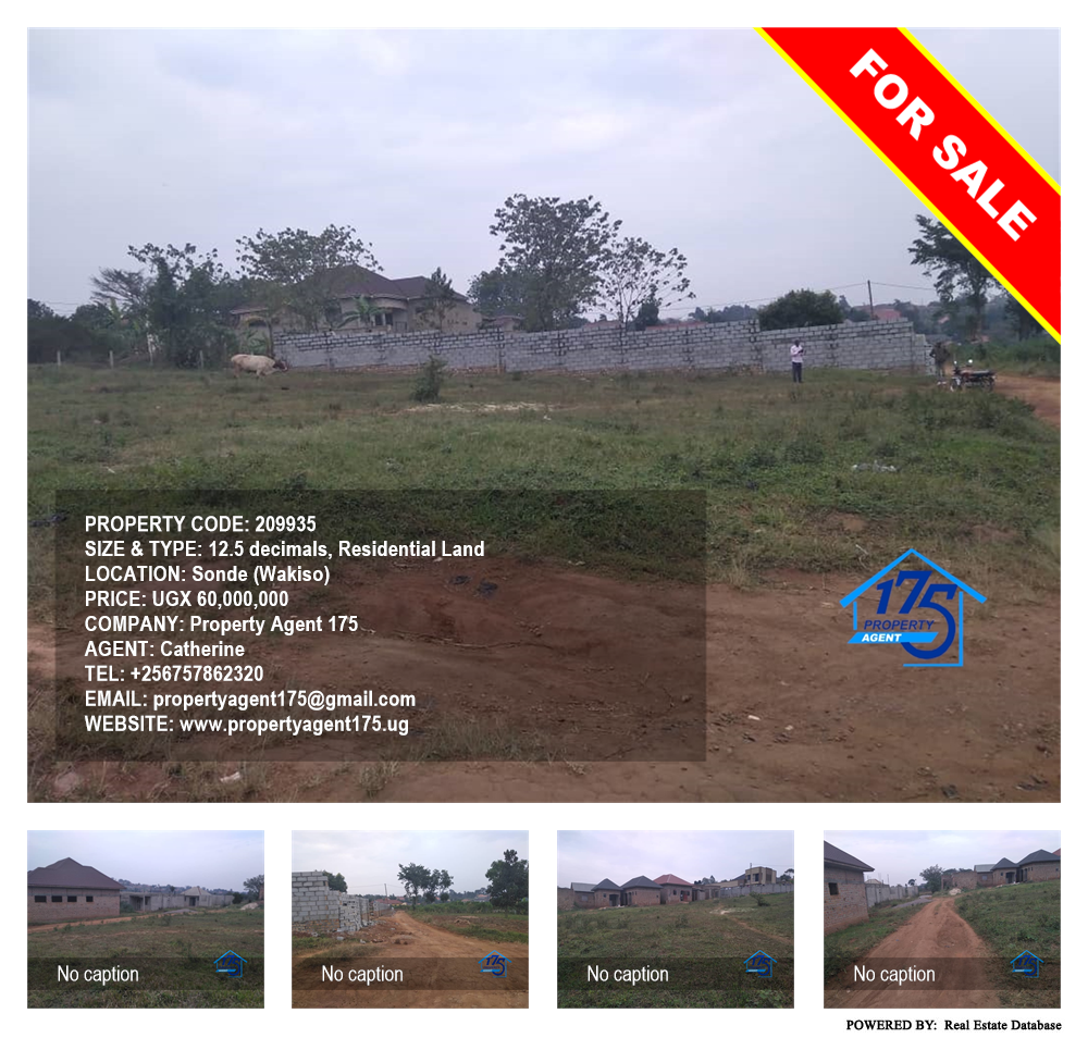 Residential Land  for sale in Sonde Wakiso Uganda, code: 209935