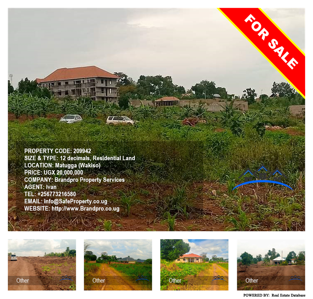 Residential Land  for sale in Matugga Wakiso Uganda, code: 209942