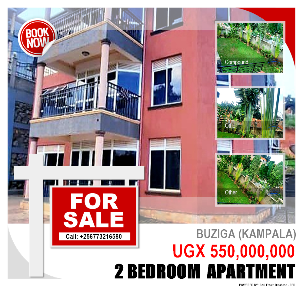 2 bedroom Apartment  for sale in Buziga Kampala Uganda, code: 209950