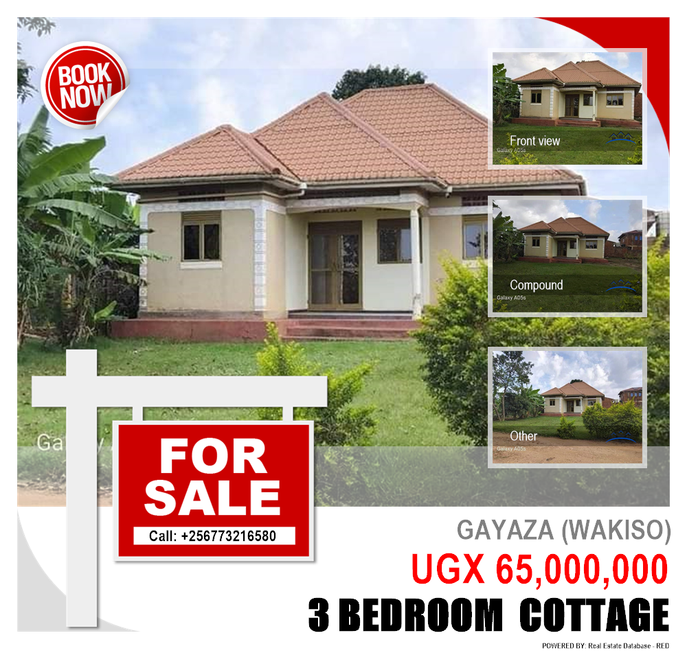 3 bedroom Cottage  for sale in Gayaza Wakiso Uganda, code: 209954